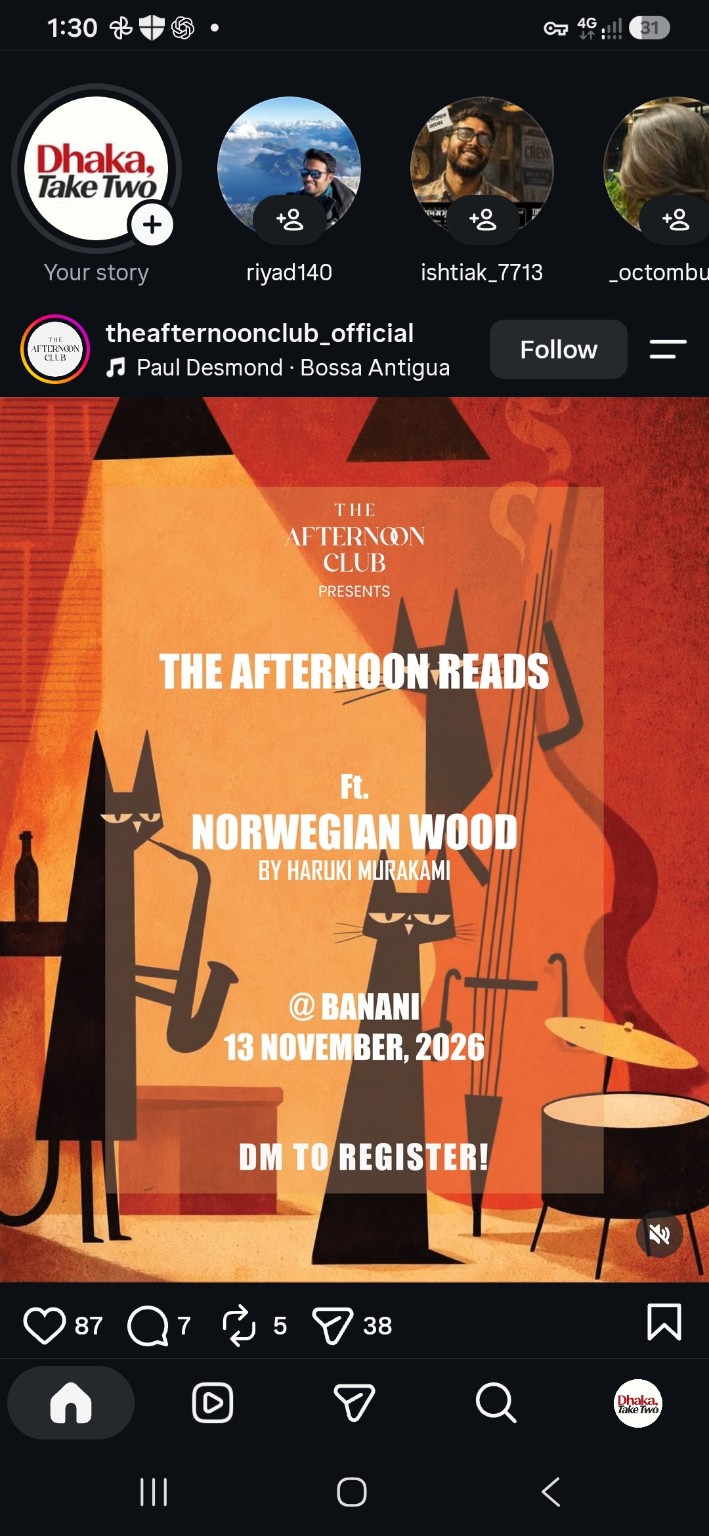 The Afternoon Reads: Norwegian Wood